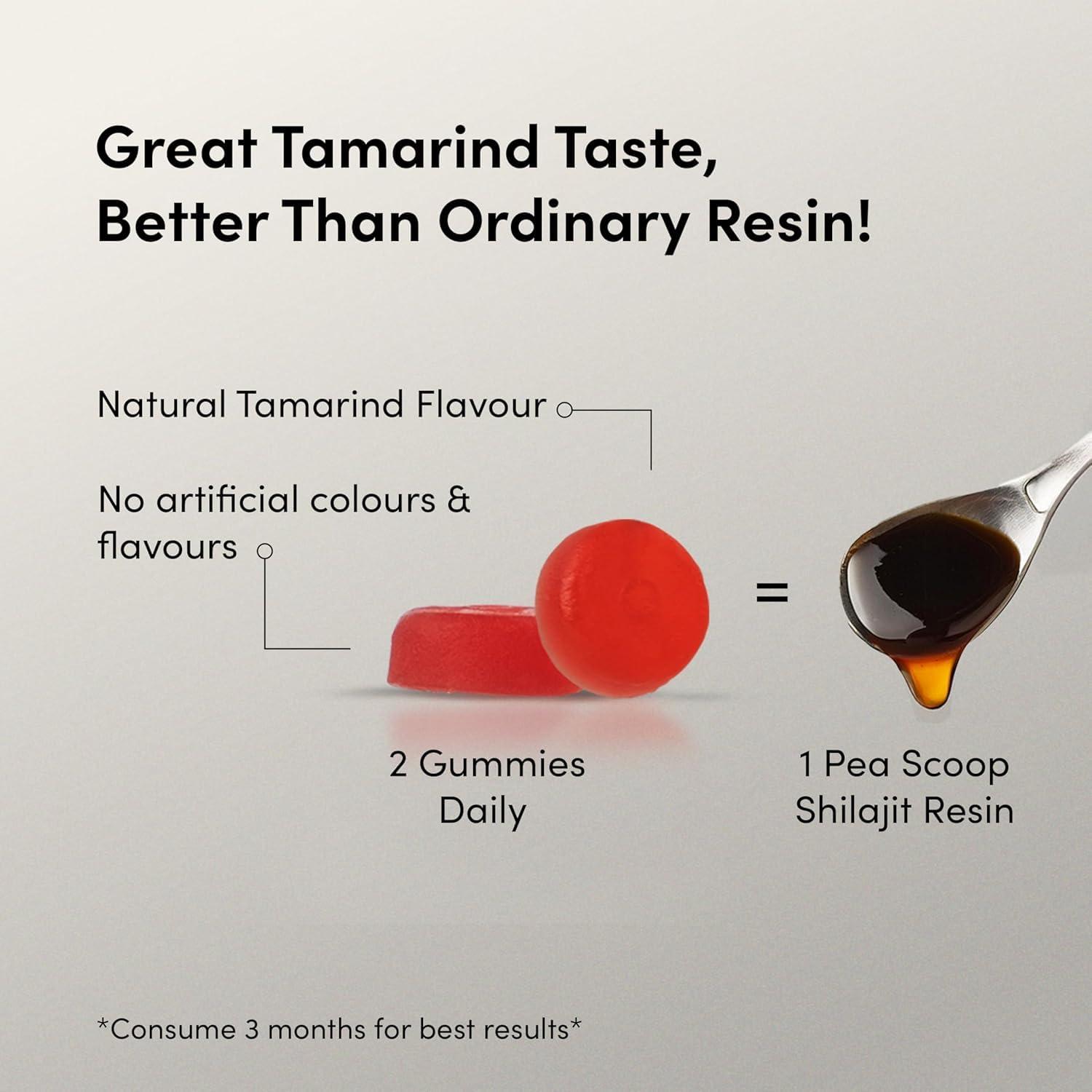 Man Matters Man Matters Pure Himalayan Shilajit/Shilajeet Gummies with 75% Fulvic Acid & KSM 66 Ashwagandha | Boosts Stamina, Strength & Improves Energy Levels | No Added Sugar | Pack of 30