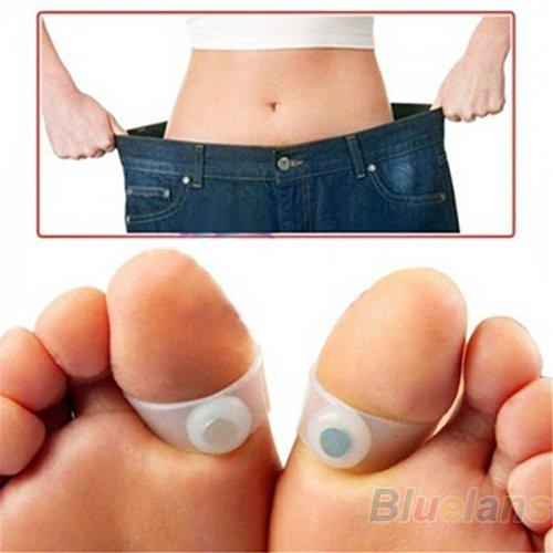 Harmony 12Pairs of Silicon Magnetic Foot Massage Toe Rings Durable Keep Fit Slimming Health