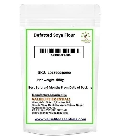 Value Life Valuelife Defatted SOYA Flour (990g)