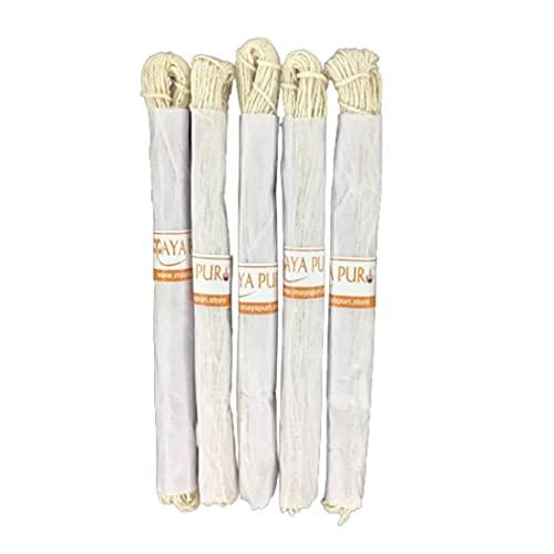 MAYAPURI MAYAPURI Poita/Poite, Janeu, Yonya, (White) Brahmin Thread for Puja Wear (Pack of 5)