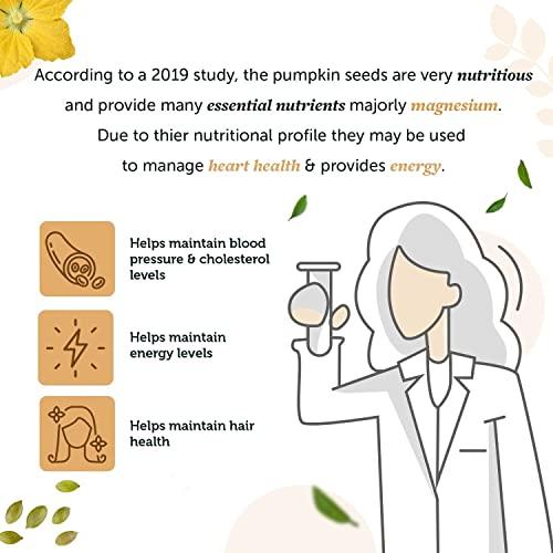 Neuherbs Neuherbs Raw & Unroasted Pumpkin Seeds | Immunity Booster & Fiber Rich Superfood | Rich Source of Omega 3 | Highly Nutritious Snack | Rich in Protein, Zinc & Magnesium 200 G (Pack of 2)
