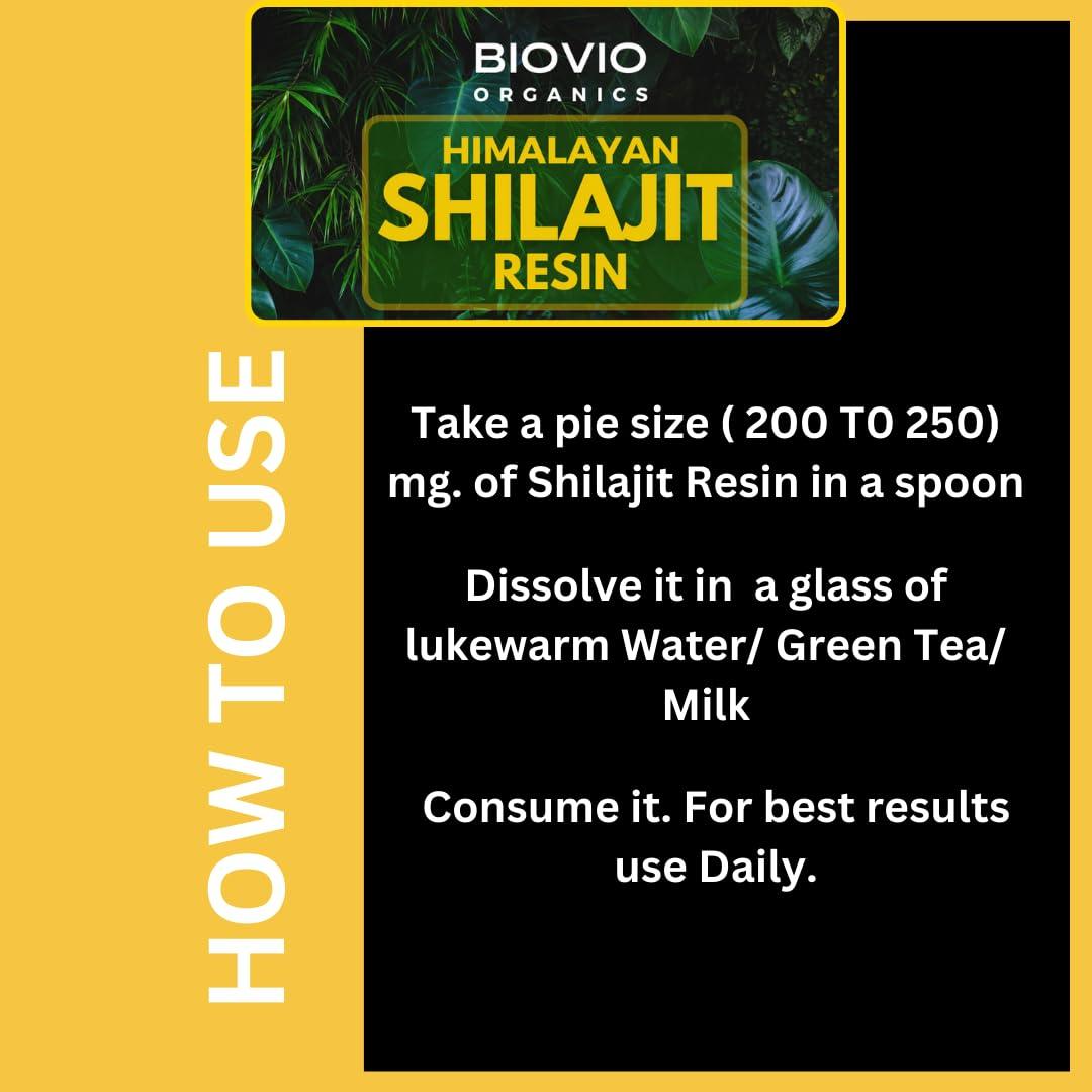 Generic BIOVIO ORGANICS Himalayan Shilajit Resin 20g | Shilajit Original for Strength, Stamina & Performance | Shilajit Resin for Men & Women with Fulvic Acid & 85 Trace Minerals | Shilajitresin