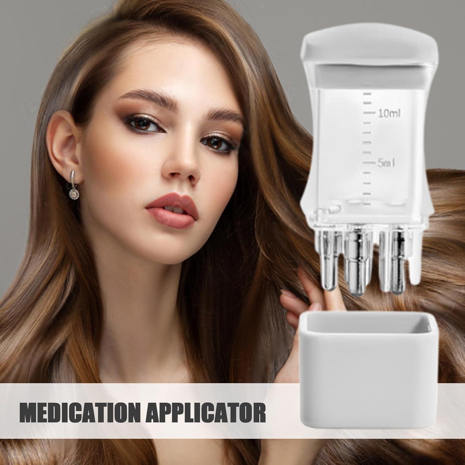 MVPHTY MVPHTY Scalp Oil Applicator| Hair Oiling Applicator And Scalp Massager With Graduated Scale - Portable Hair Oil Dispenser For Scalp Care, Smooth Liquid Discharging Best Head Pain Relief Tool(Set Of 2)