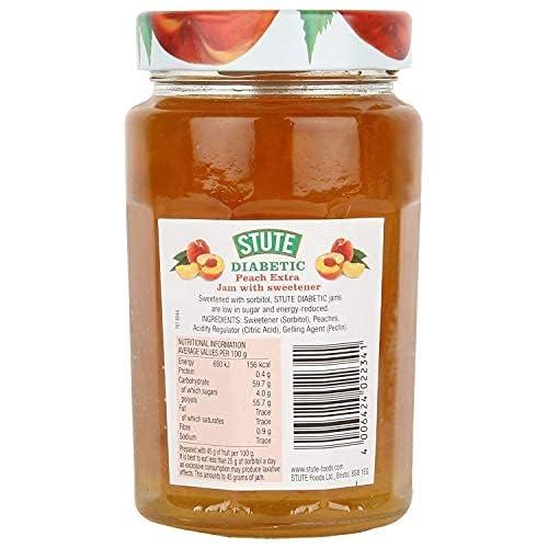 Stute Stute Diabetic Sugar Free Peach Jam 430gm (Extra Jam)