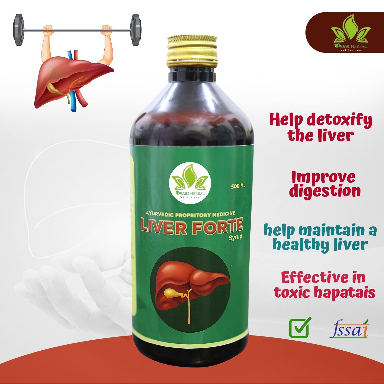 Generic Swasi Herbals liver suplement tonic for Fatty Liver, Men and Women Protection Fatty Liver 500 Ml