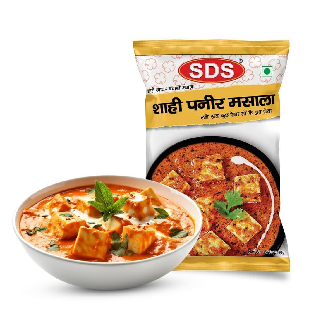 SDS SDS Shahi Paneer Masala 40gm - Pack of 9