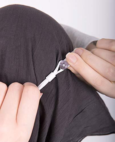 Silk Route Tendor Yellow Hijab Friendly Button Cloth Mask