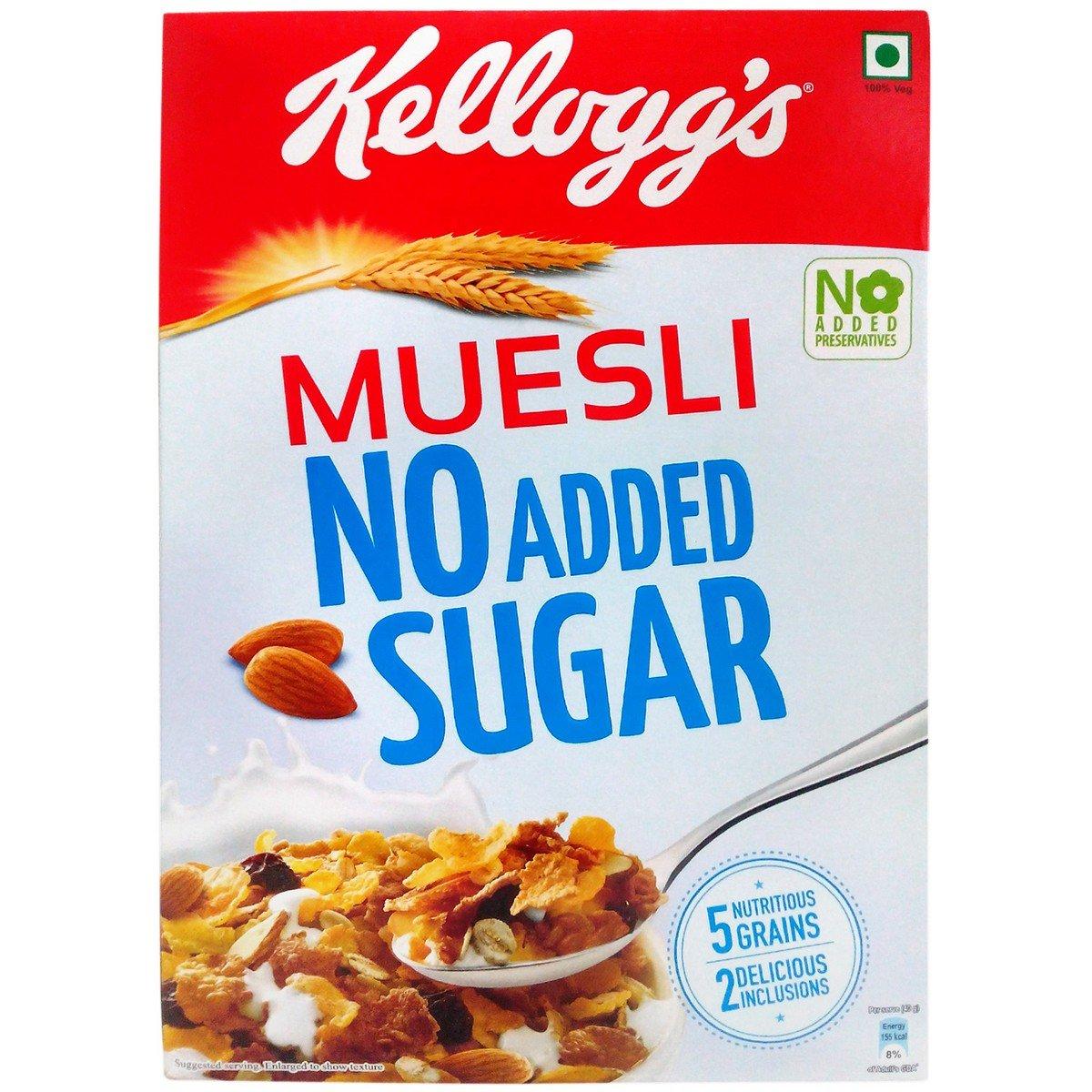 Kellogg’s Kellogg’s Muesli Breakfast Cereal - No Added Sugar, 500g Carton