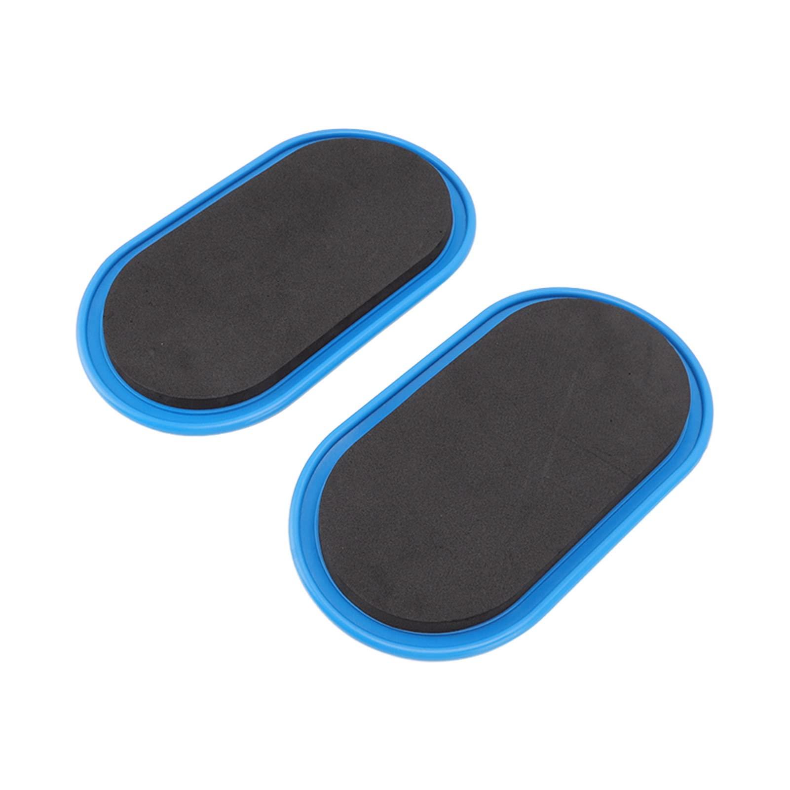 Xinwe Workout Gliding Sliders, Body Coordination Usage Hands Feet Large Harm Free Convex Design Exercise Gliding Disc for Men for Home Blue
