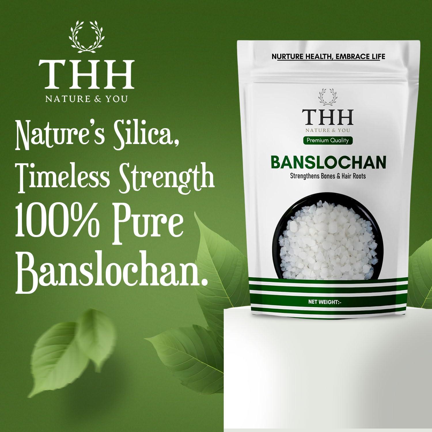 THH THH Organic Tabashir - Vanslochan - Banslochan (200g)| 100% Pure Vanshlochan For Strengthen Bones & Hair Roots| No Added Colors or Preservatives