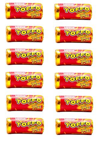 Generic Nestle Toffo Original Toffee Delicious Taste 12 Rolls Each 19.2g Pack Of 12 (Imported)