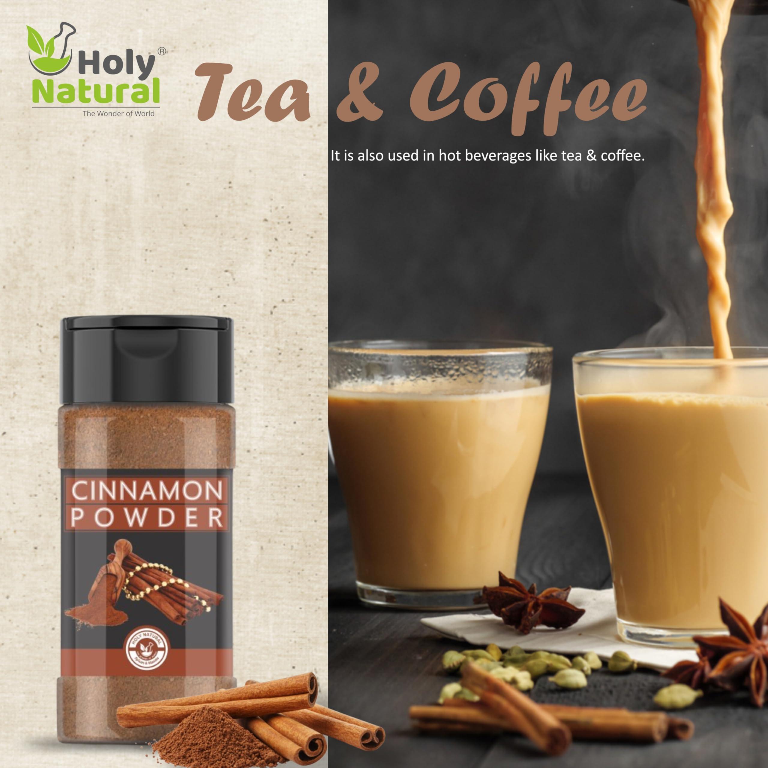 Holy Natural - The Wonder of World Holy Natural Pure and Natural Cinnamon (Dalcheeni) Powder - 85 GM