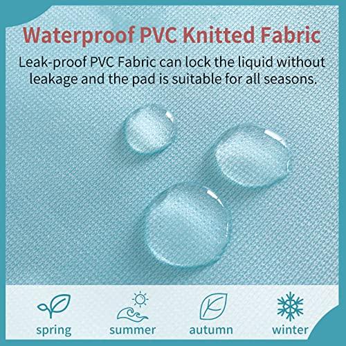 SOFYFINE SOFYFINE Bed Pads for Incontinence Washable, 34 X 36 Inches Large Chux Pads, Reusable and Waterproof Mats, Baby & Kids Pads, Women Pads, Puppy Training Pads, Pack of 2 (2Blue & 2Green)