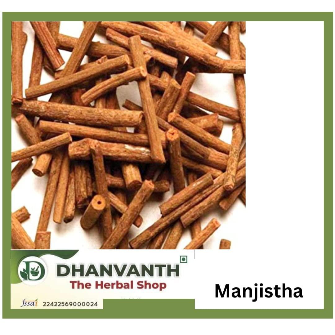 Generic Manjistha Root (Whole) Rubia Cordifolia | Majith | Indian Madder 50g (Raw) -(Dhanvanth- The Herbal Shop)