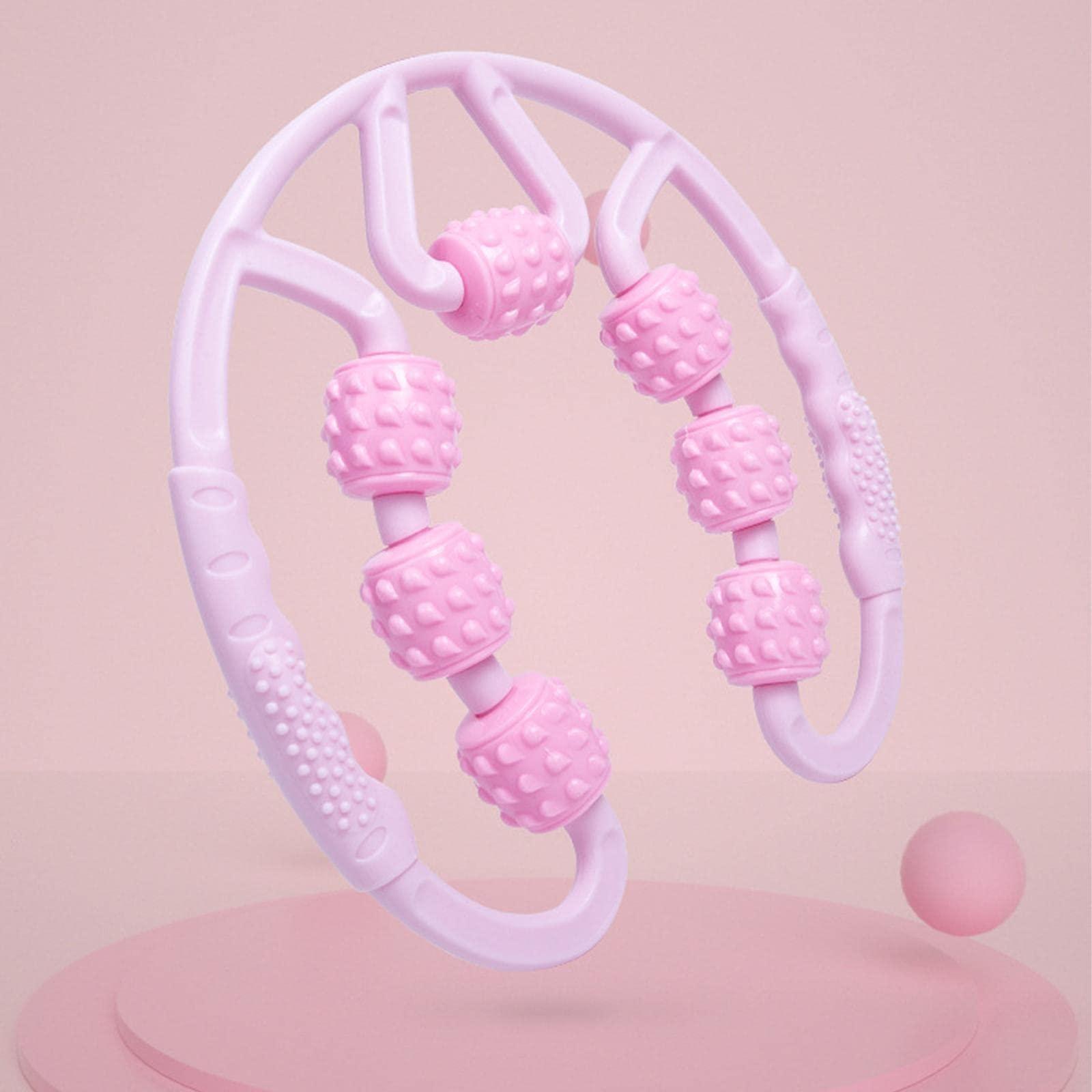 Homevilla Homevilla 7 Wheels muscle roller massager, Muscle roller trigger point roller massager for legs, calf, thigh, neck, arm, tennis elbow deep tissue foam roller fascial muscle pain relief