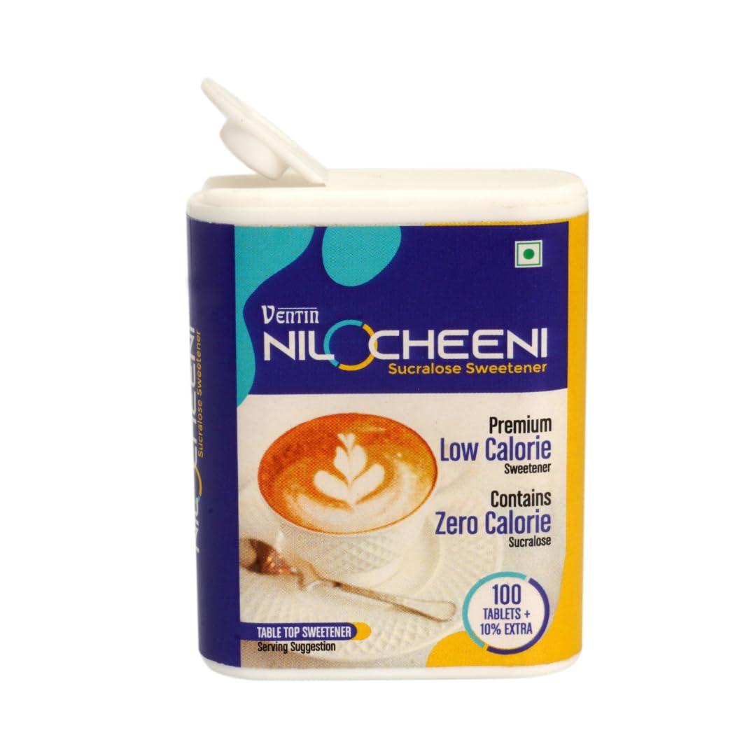 NiloCheeni NiloCheeni Sucralose Sweetener Tablets | Sugar Free | Zero Calorie | Diabetic Friendly | Vegan & Keto Friendly | 100% Safe | (110 Tablets - Pack of 5)