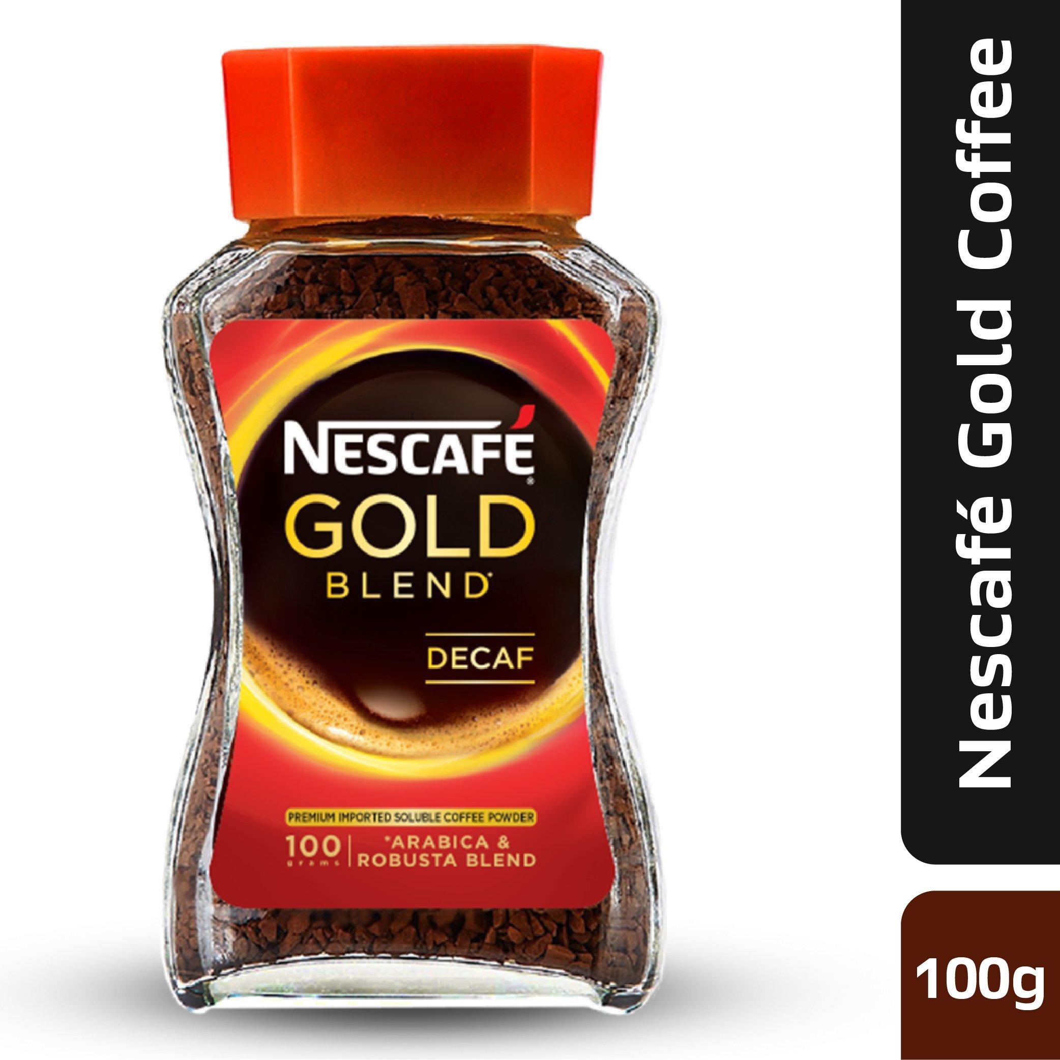 Nescafé Nescafe Gold Blend Decaf Coffee, 100G Jar, Instant