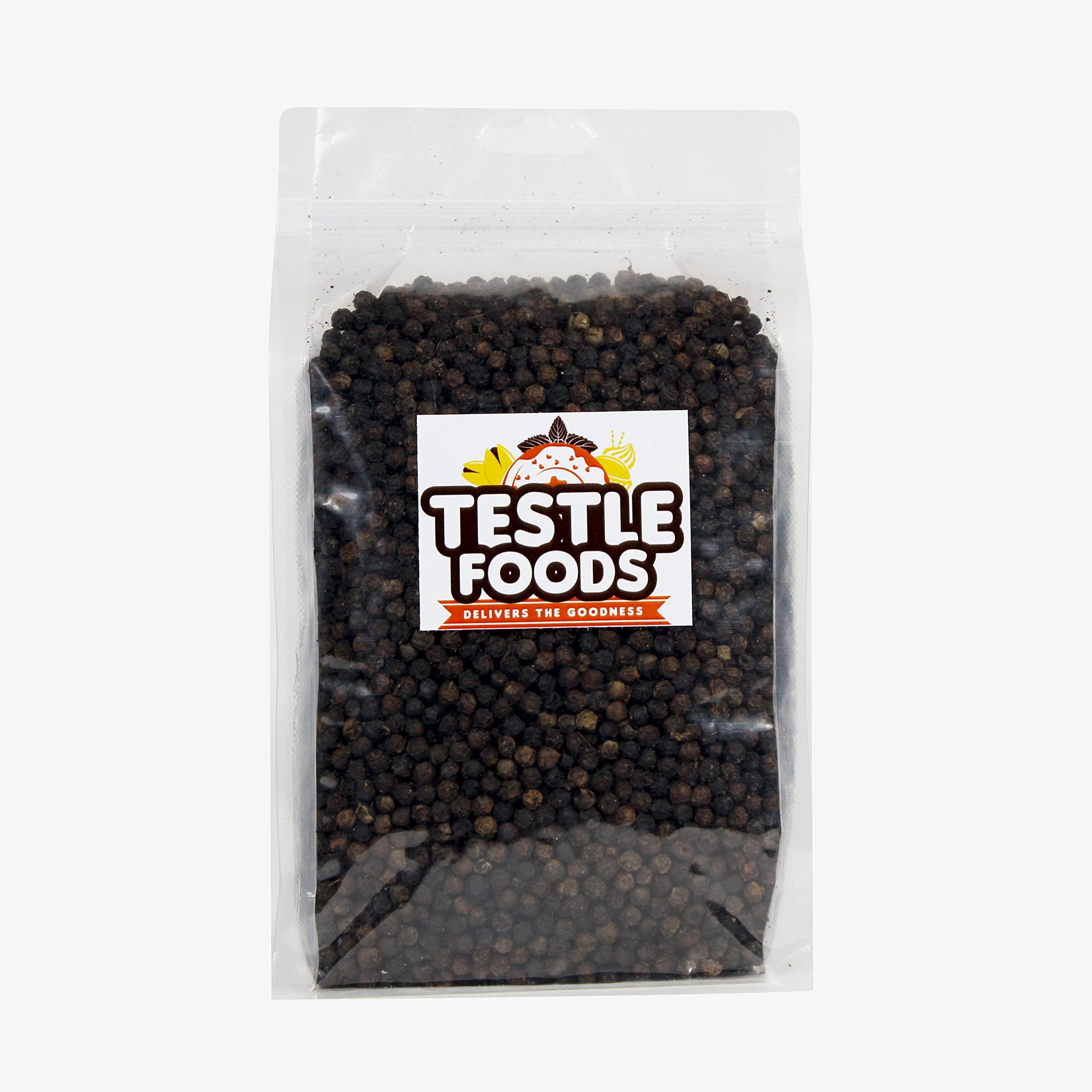 Testle Foods Testle Foods - Whole Black Pepper | Black Peppercorn | Kali Mirch - 200g