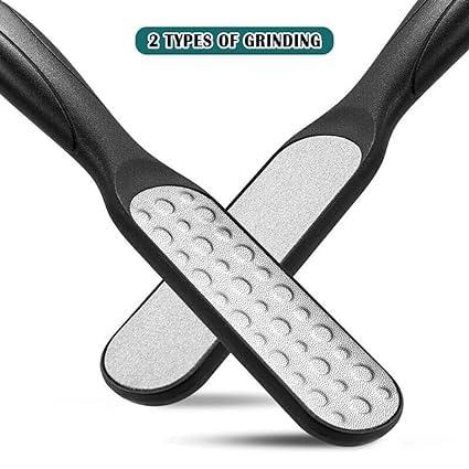 Agabani Agabani Foot Grinder To Dead Skin Pedicure Foot Sole Stone Scrub Foot, Feet Rasp Professional Scrubber for Fee, Foot Board Jelly Spa Pedicure Packs BLACK
