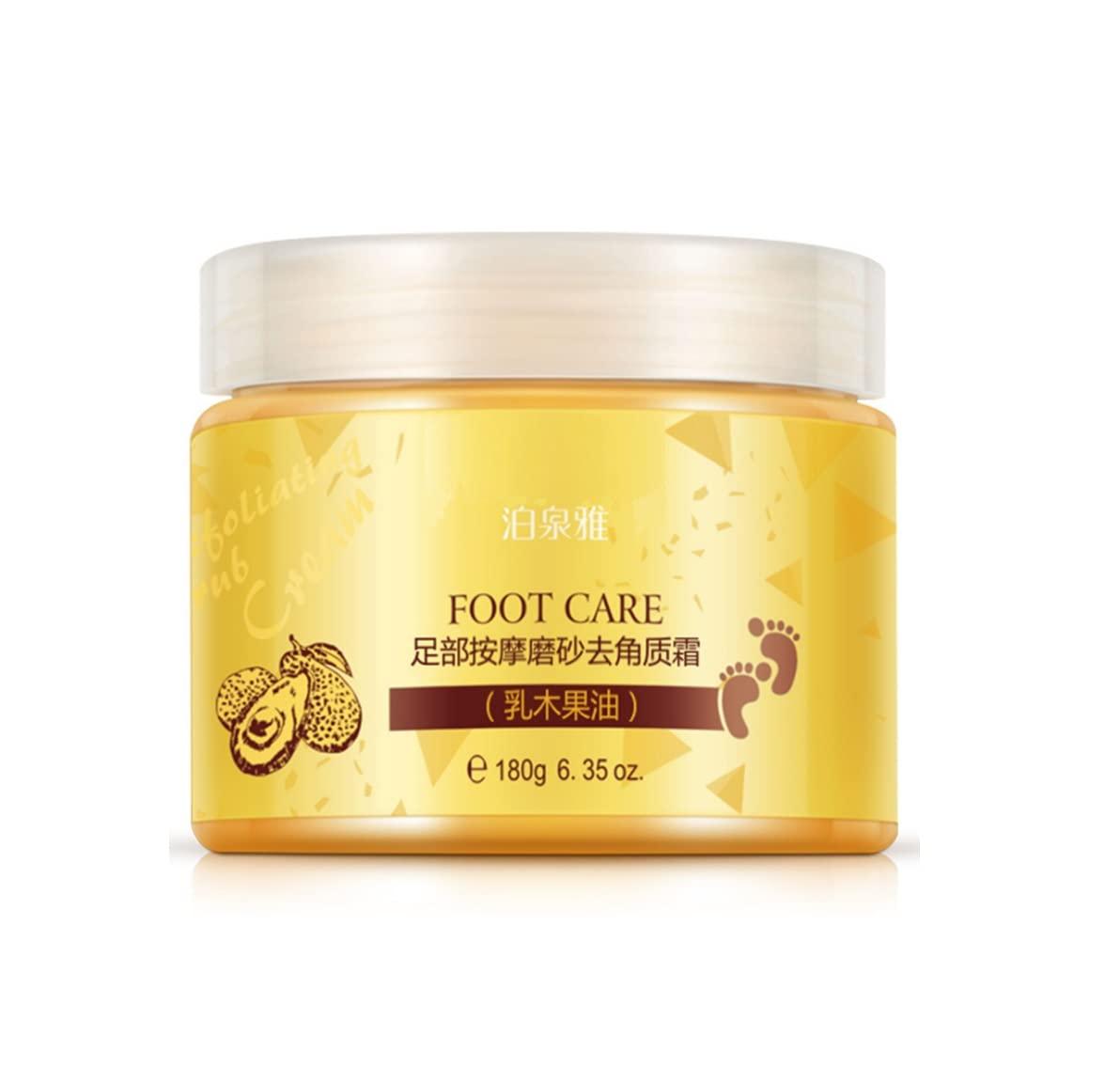 Generic Shea Butter Foot Care Massage Scrubexfoliating Cream Cleansing Elicate Feet Skin Oilimport From 180gm