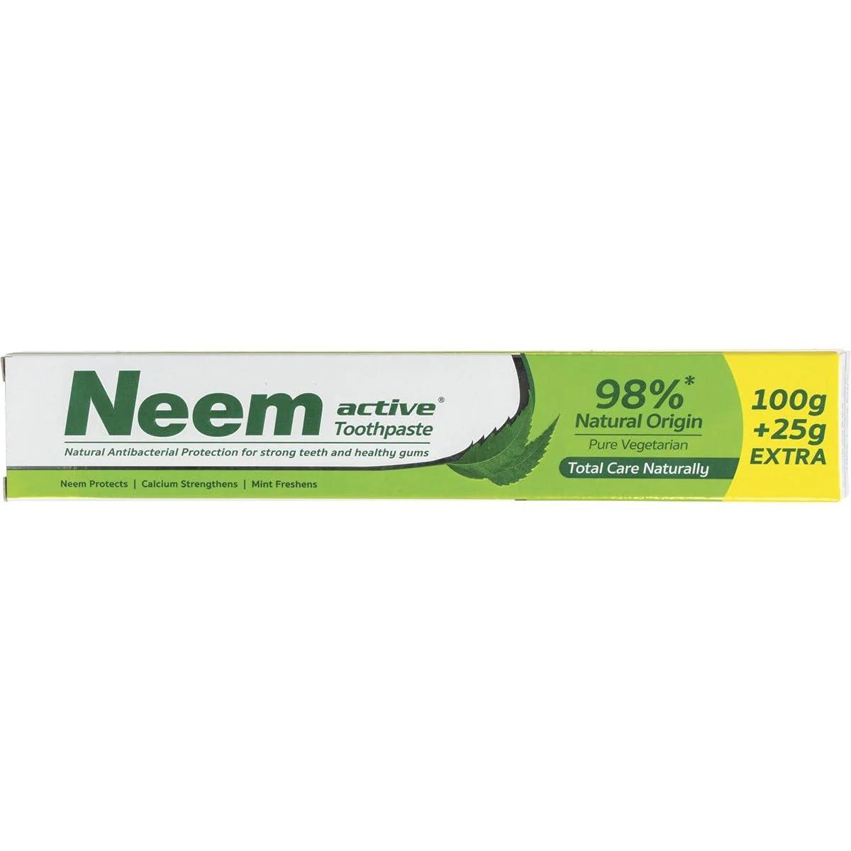 NEEM Neem Active Toothpaste, 100g + 25g Extra