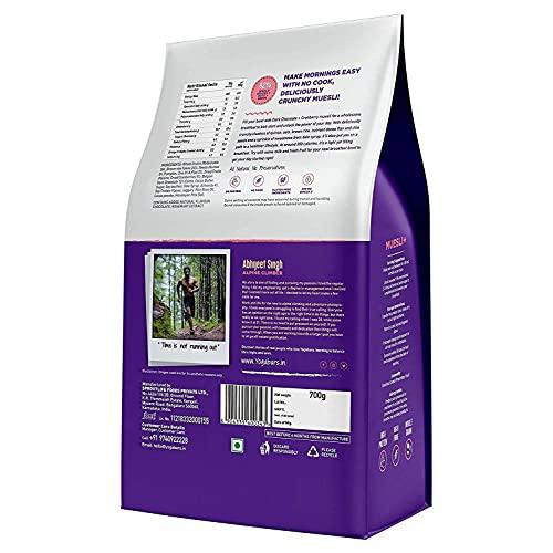 Yogabar Yogabar Dark Chocolate Peanut Butter and Muesli Combo | Dark Chocolate Peanut Butter - (400gm ) | Dark Chocolate Muesli - ( 700gm )