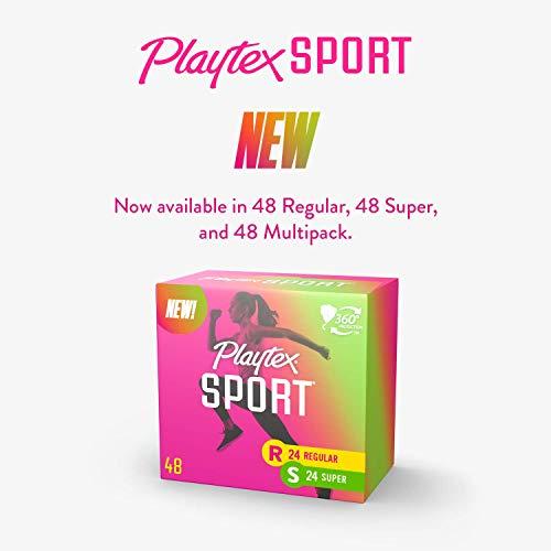 Playtex Playtex Sport Tampons Super Absorbency, White, Unscented, 48 Count