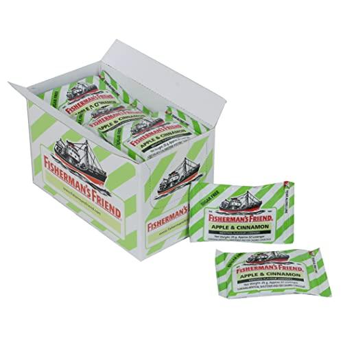 Fisherman's Friend Fisherman's Friend Sugar Free Mouth Freshener - Apple & Cinnamon - Fresh and Fruity Lozenges 25g (Pack of 24)