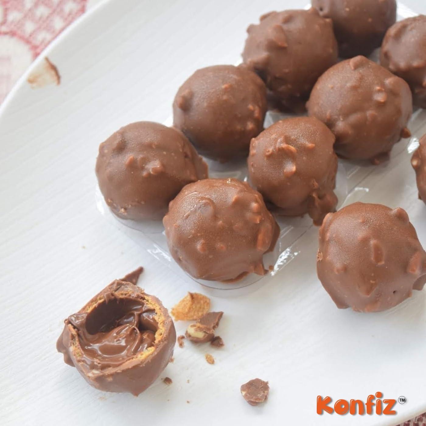 KONFIZ KONFIZ Wafer Shell 100pcs -Sweet Chocolate Shells Shell Making for Choco Shell Cake, Ice Cream, Chocolate Balls, Candy, Rice Balls and Biscuit, Shell