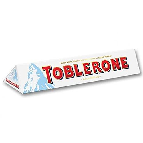 Toblerone Toblerone of Switzerland White Chocolate with Honey and Almond Nougat - 12 Pack, 12 X 100 g