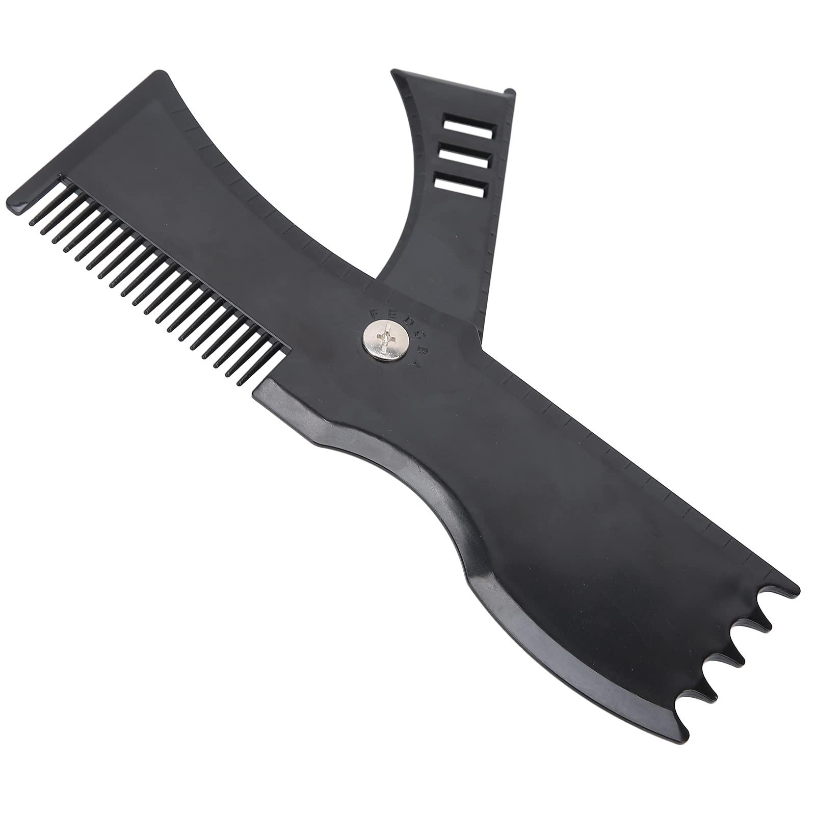 Socialme Beard Lineup Tool, Goatee Shaving Template Compact Design Ergonomic Shape 360 Degree Rotation for Beard Styling