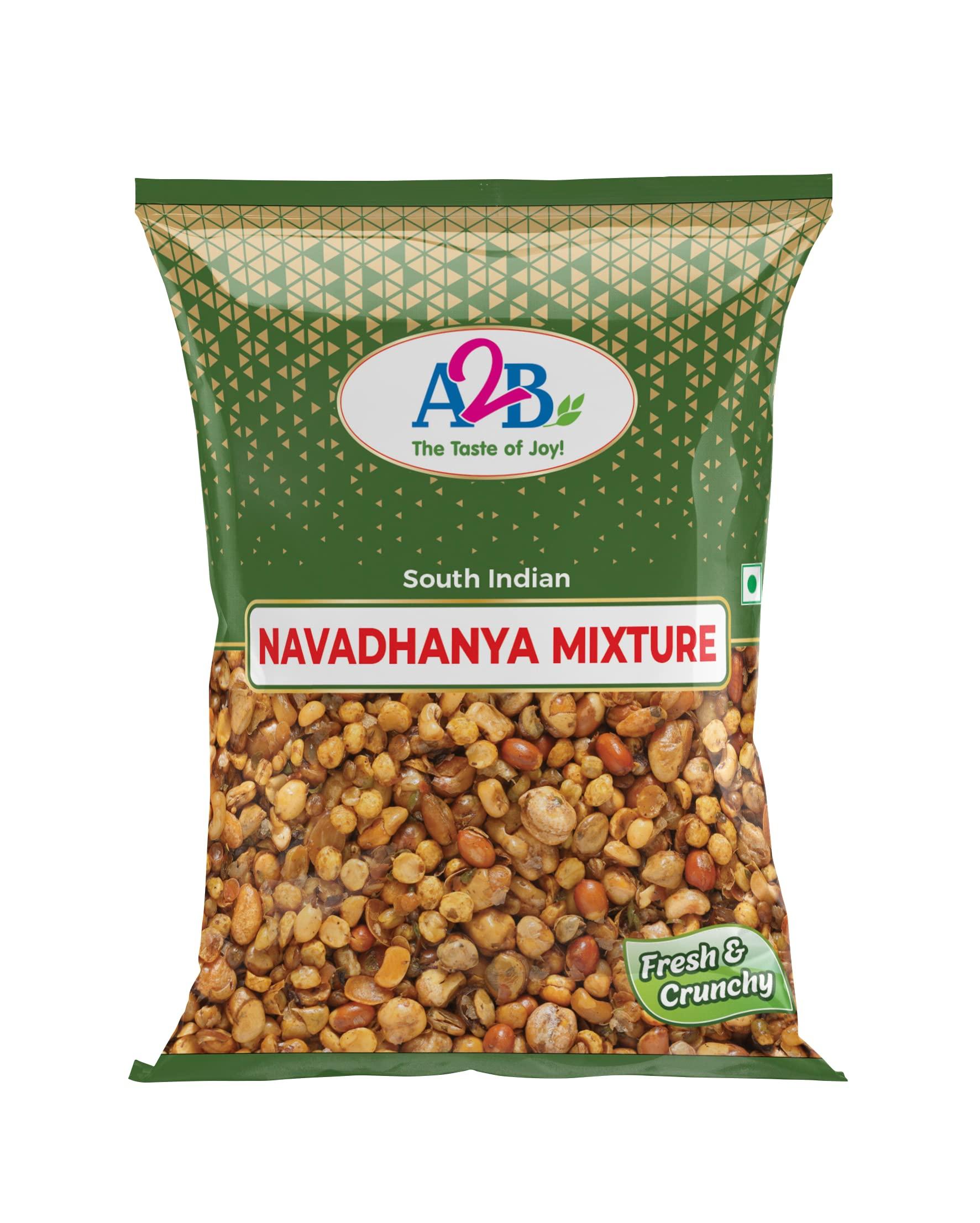 A2B A2B Snacks Navadhanyam Mixture (Pack of 2*200gm)