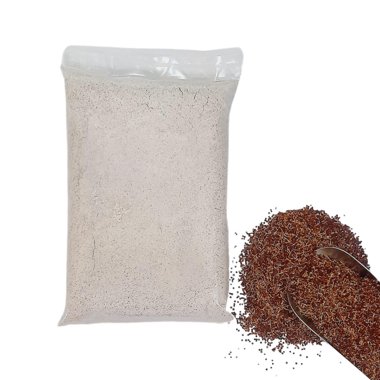 Takle Bandhu Takle Bandhu Nachni Ghavne Pith Ragi Sprouted Atta Pure And Natural Kelvaragu Flour Rich in Calcium & Protein