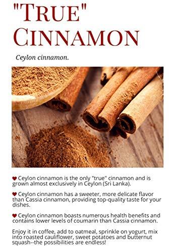 Mystique Hills Sri Lanka Organic True Cinnamon Rolls, Cinnamomum Verum (100 g)
