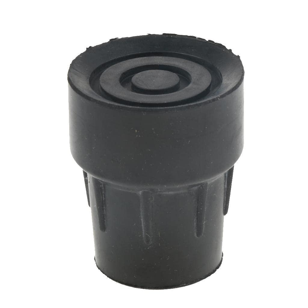 NavaFresh Basics LOSA 4pcs 25mm Rubber Trekking Pole Cap Walking Stick Ferrule Non-slip Foot Cover