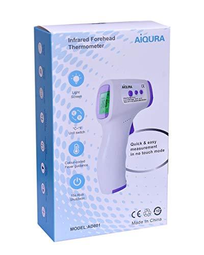 Thermocare Thermocare TP-Infrared Non Contact Thermometer for Fever for Baby Digital Thermometers for Fever Kids (White)
