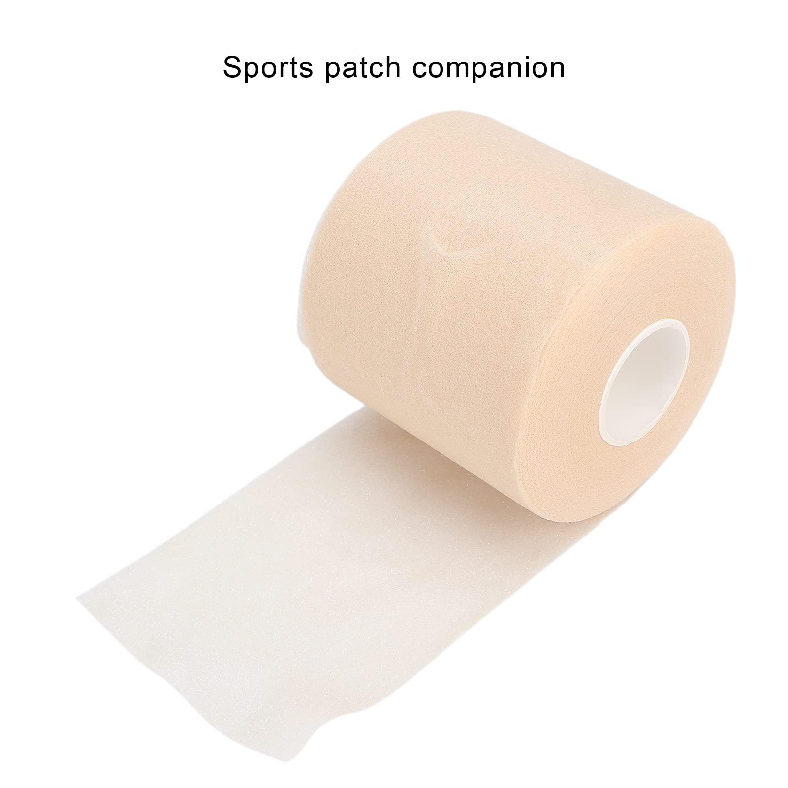 Shanrya Athletic Foam Tape, Skin Friendly Foam Underwrap Bandage Wide Application Pre Wrap Athletic Tape for Elbow Knees Ankles for Athletic