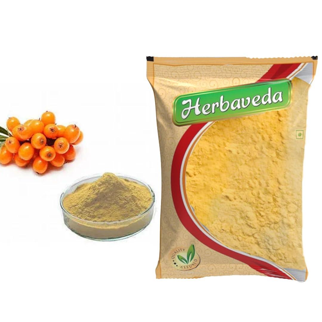 LEANBEING Herbaveda- Sea Buckhorn Berry Extract Powder 500g | Rich in Antioxidabts