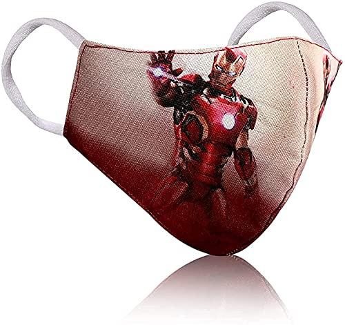 BIGXEN BIGXEN 10 Pcs Cotton Kids Mask For boys, Digital Cartoon 3D Face Mask For 3 To 7-8 Year Old Boys & Girls, Cotton Face Mask For Kids, Reusable & Washable Face Mask For Kids, Children (Kids Mask-2)