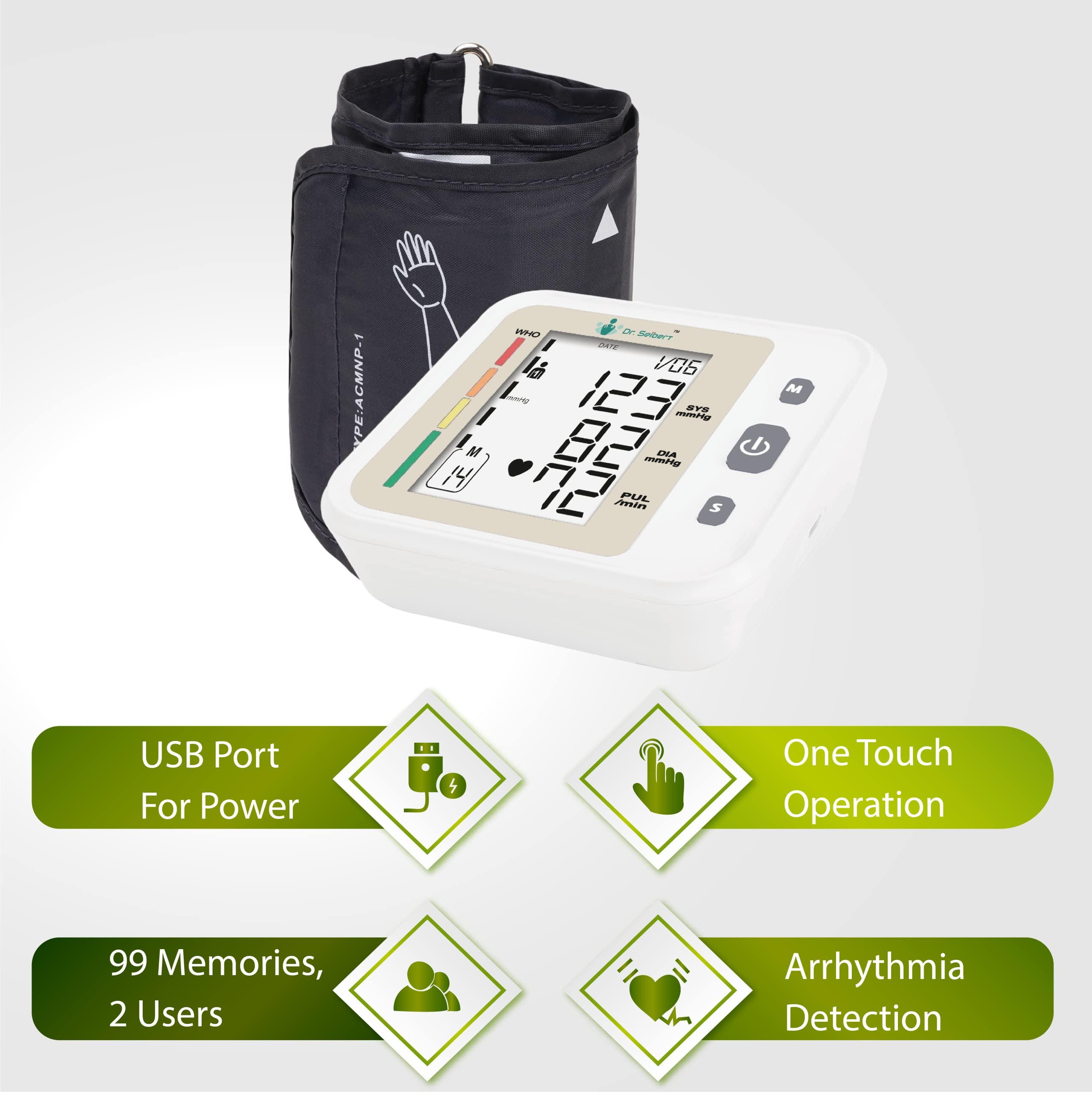 Dr. Seibert Dr.Seibert DSB-1 Blood Pressure Monitor Fully Automatic with USB Port And 3 year Warranty