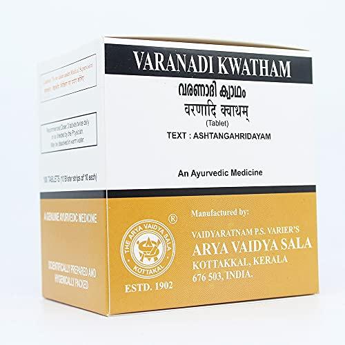 Golden Oldie Herbs Varanadi Kwatham (Tablet) - 100 Tablets, (Pack Of 2), Of Arya Vaidya Sala Kottakkal