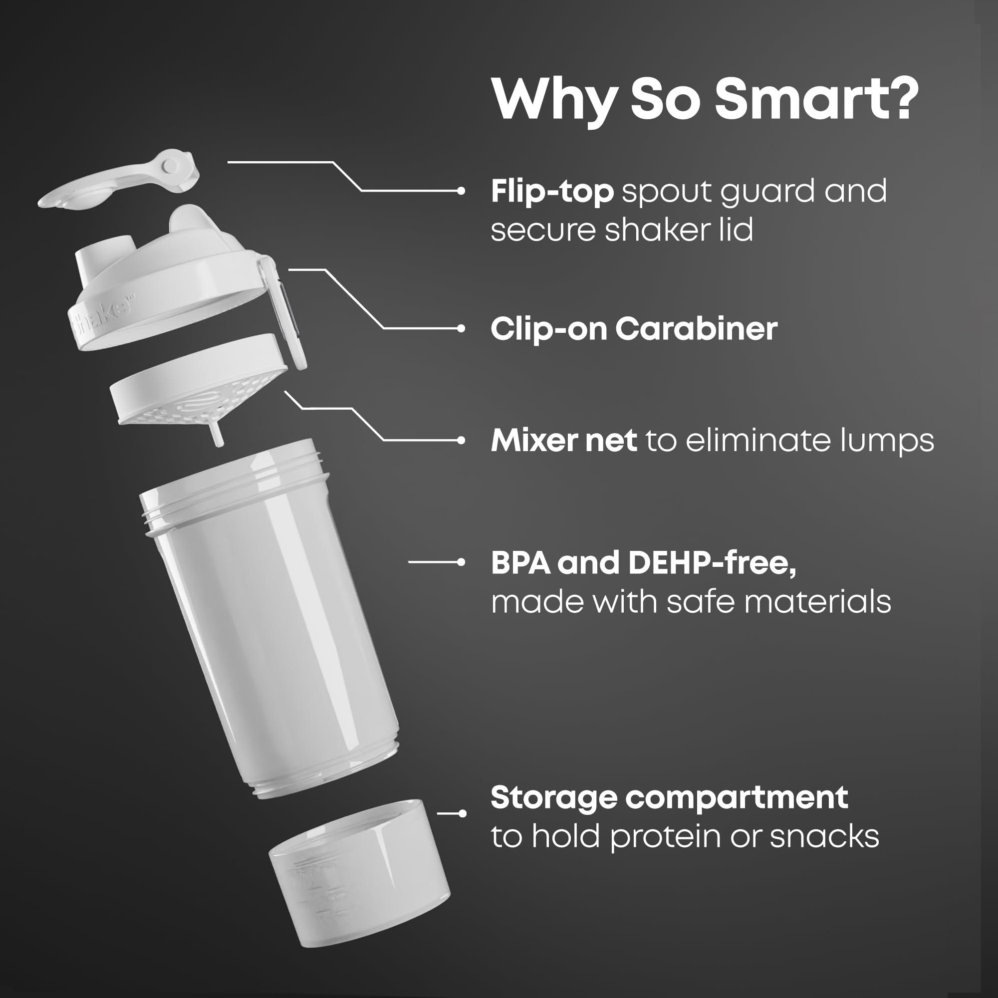 Smartshake Smartshake L10581301 Shaker, 800ml, Missed Grey