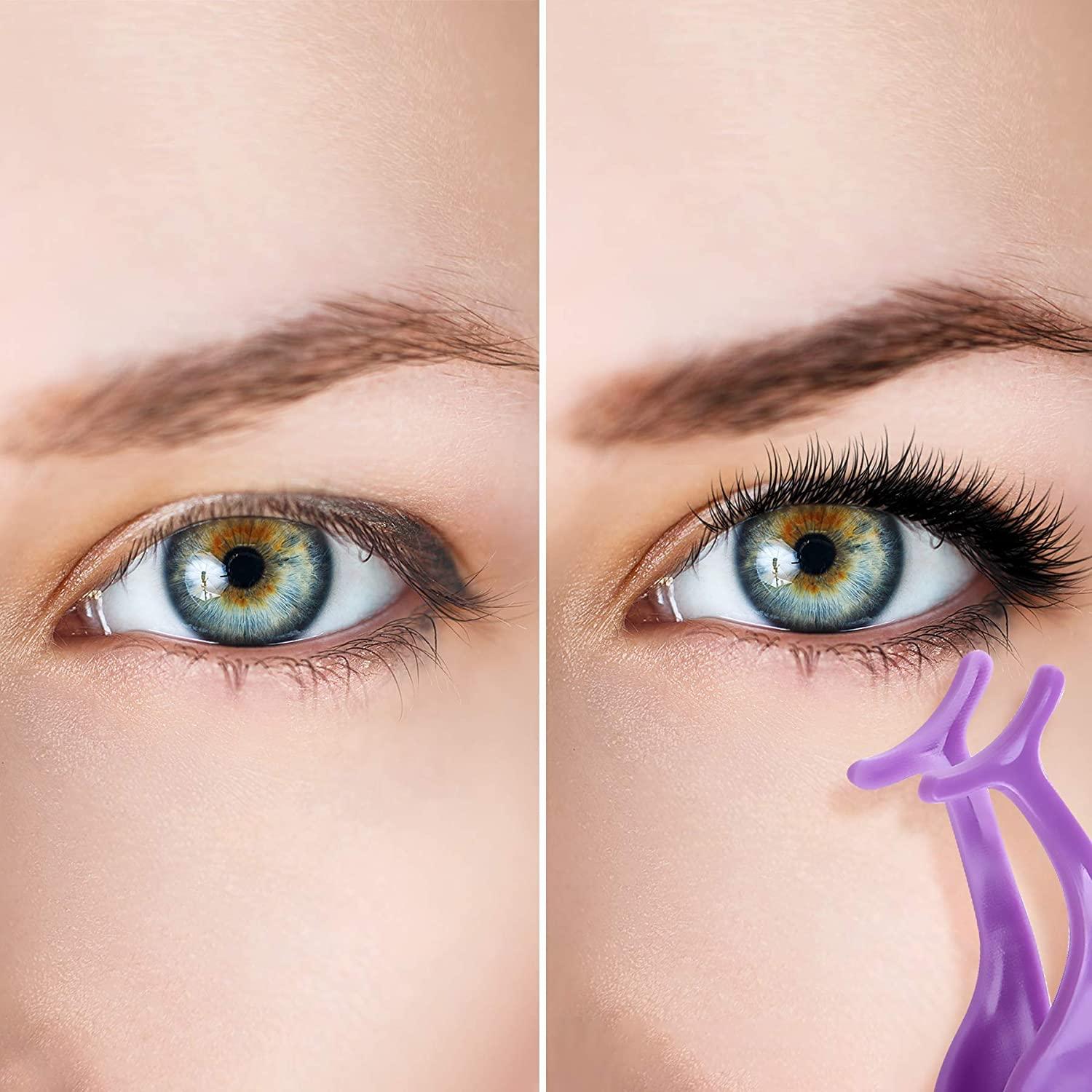 COSLUXE False eyelash applicator, COSLUXE eyelash extension tweezers silicone sleeve tweezers for easy application and removal of magnetic eyelashes - Adjust and repair your eyelashes (PACK OF 1)