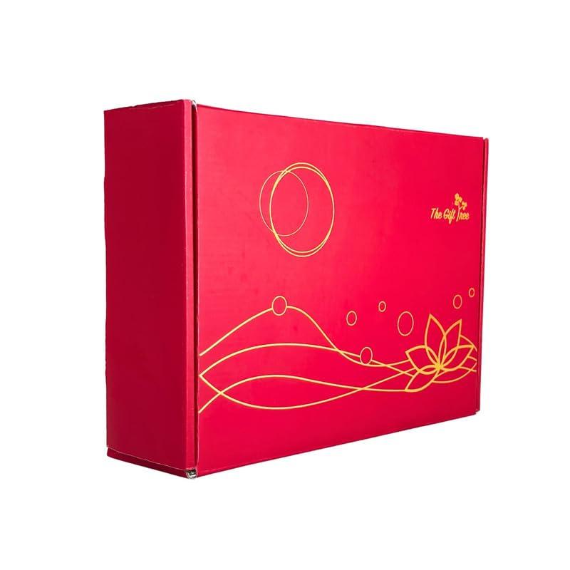 The Gift Tree The Gift Tree Opulent Chocolate Gift Basket | Brew Coffee, Italian Wafer Cookies, Hazelnut Chocolate Bites & Almond Brittle | Gift for Friends, Family, Corporate, Birthday, Anniversary & Festivals