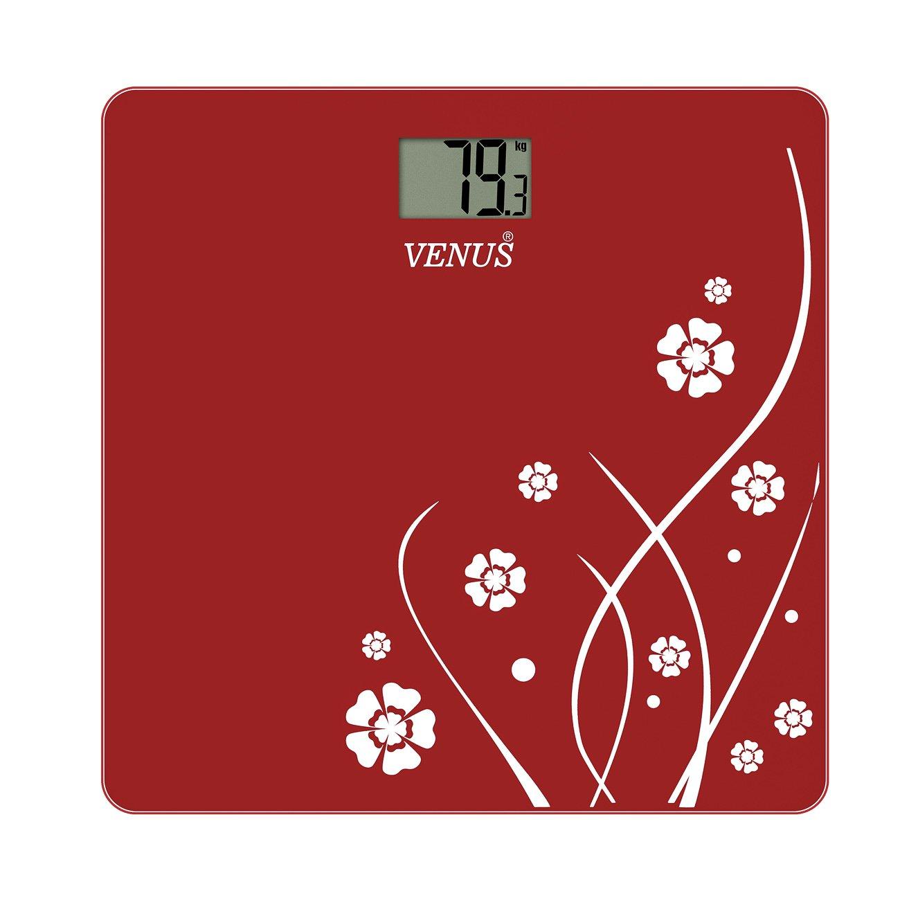 Venus Venus (India) Electronic Digital Personal Bathroom Weight Machine for Body Weight upto 180 kg Weighing Scale with 24 Months Warranty