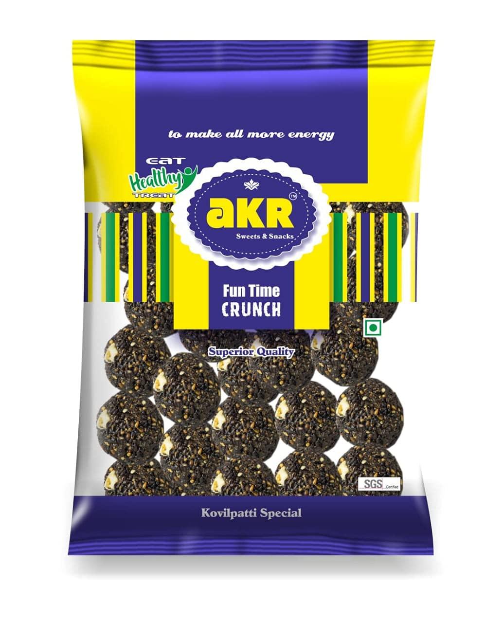 AKR AKR - Black Sesame Candy Balls - Pack of 5 x 150g (750g)