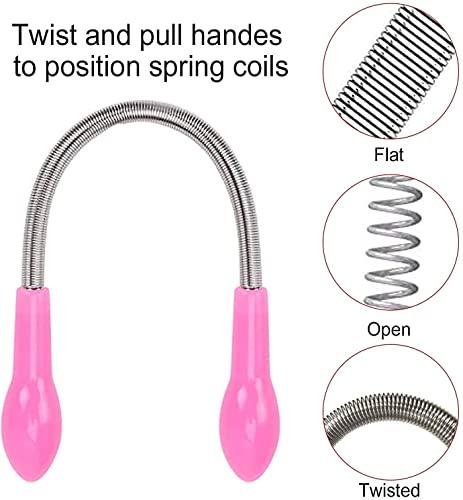 AIMERS AIMERS Spring Facial Hair Remover, Best for Quick & Easy Hair Removal from Roots. Portable & Effective Manual Epilator Stick for Women