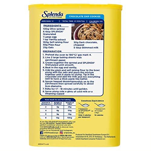 SPLENDA Splenda Granulated Sugar, 125 g