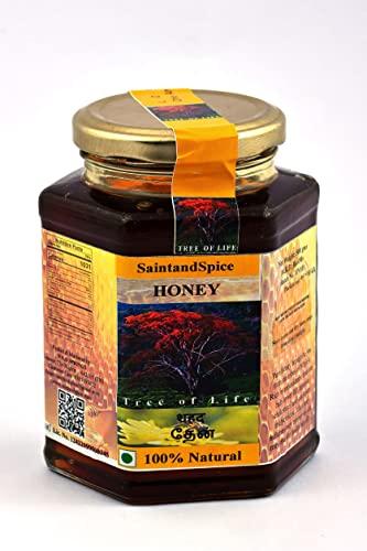 SaintandSpice SaintandSpice Raw Natural Honey /Un-Processed| Direct from Farm|100% Natural Honey |Glass Jar 1000ml