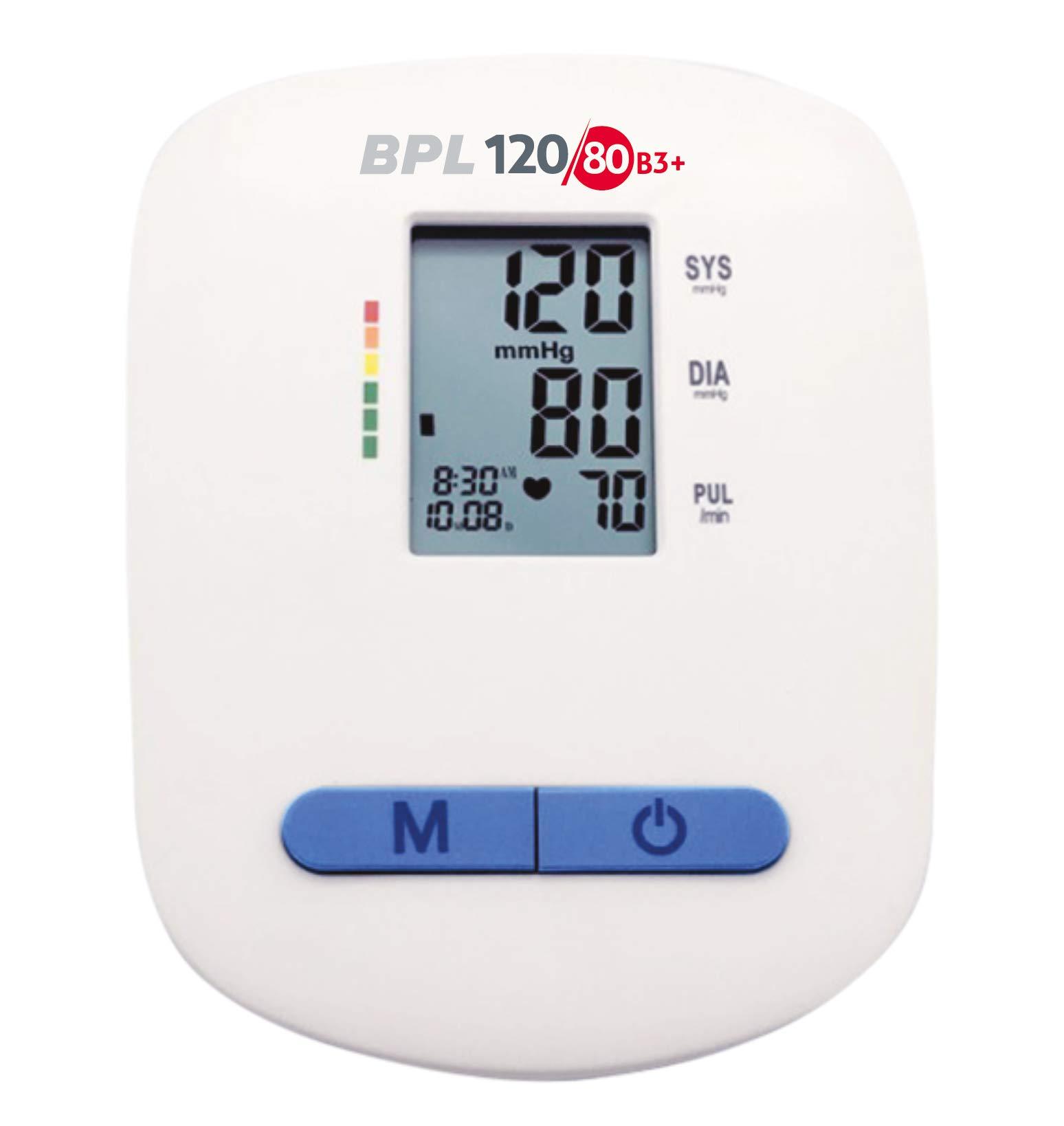 BPL Medical Technologies BPL Medical Technologies 120/80 B3+ Automatic Blood Pressure Monitor (White)